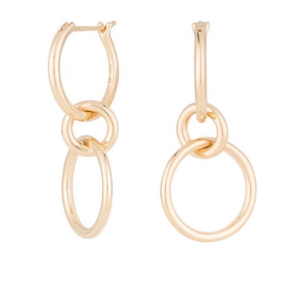 Mejuri Trio Hoops Gold - Set of 3